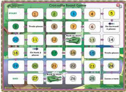Crocodile board game